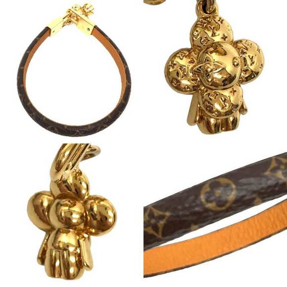LOUIS VUITTON Brown Monogram Charm Bracelet - Picture 3 of 3